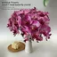 DAYBREAK Nhân Tạo Phalaenopsis Hoa, Bướm Phong Lan Mô Phỏng Lâu Dài, Cảm Ứng Thật PVC Nhánh Đơn Hoa Trang Trí Tiệc Cưới Trang Trí Nhà Cửa
