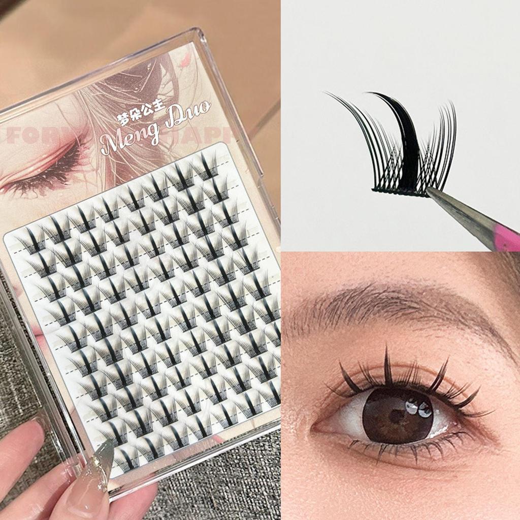 Lông mi giả màu đen Anime 11-13mm - Hình dạng cong tự nhiên cho Cosplay ngày đêm