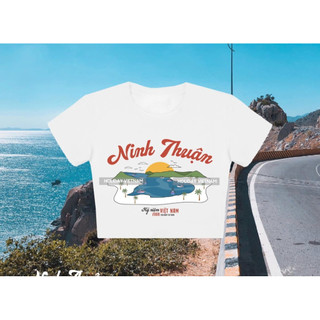 Áo thun Ninh Thuận Du lịch Việt Nam chất thun cotton, from oversize và babytee