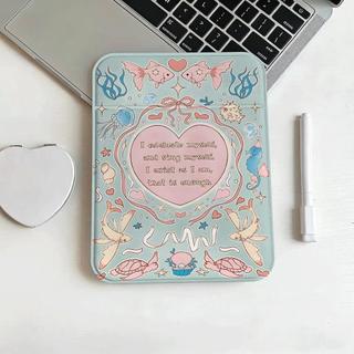 Trái tim hồng Lolita Gương Trang Điểm Gập Đẹp Hiện Đại, Phong Cách Hàn Quốc
