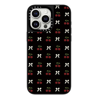 CASENEAL Cherry Bow Vỏ Điện Thoại Gương Chất Lượng Cao Thích Hợp Cho iPhone 17ProMax 17pro 17 air 16promax 16 15promax 15 14promax 13 13promax Ốp Lưng Cứng Chống Rơi Thời Trang