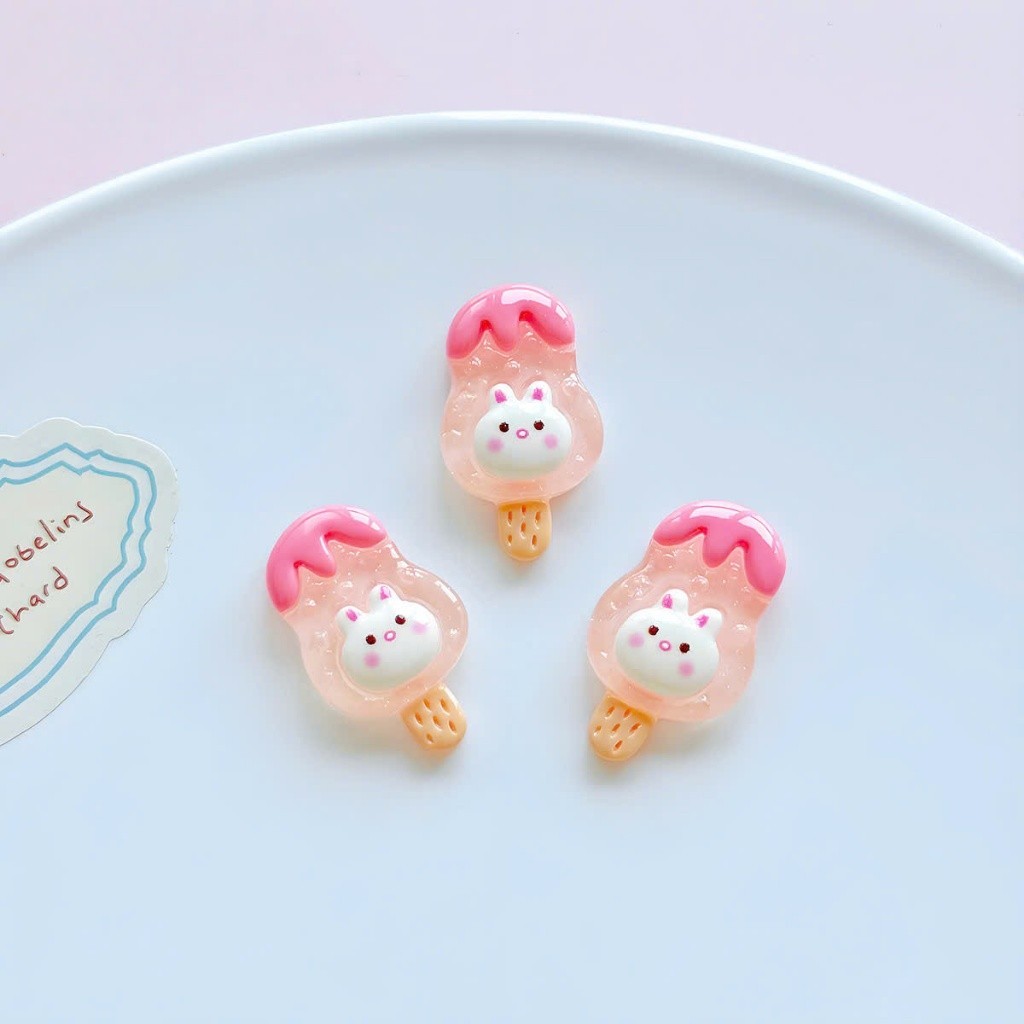 Set Charm Hello Kitty Hồng Bánh Ngọt Cute Mini – Charm Mèo Kitty Kem Dâu Kawaii Dễ Thương Trang Trí Dép Hot Trend