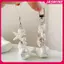 JASMINE 1 Chiếc Đại Dương Cá Voi Móc Khóa Sao Biển Vỏ Charm Mặt Dây Chuyền Móc Khóa Trang Sức Cho Bé Gái Nữ Túi Quà Tặng Trang Trí JASMINE