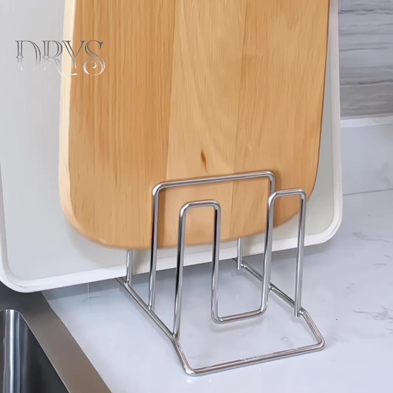 (TFT) Thớt Inox Ra Hộ Gia Đình Bảo Quản Nắp Nồi Ra Đồ Dùng Nhà Bếp Lưu Trữ Ra MỚI