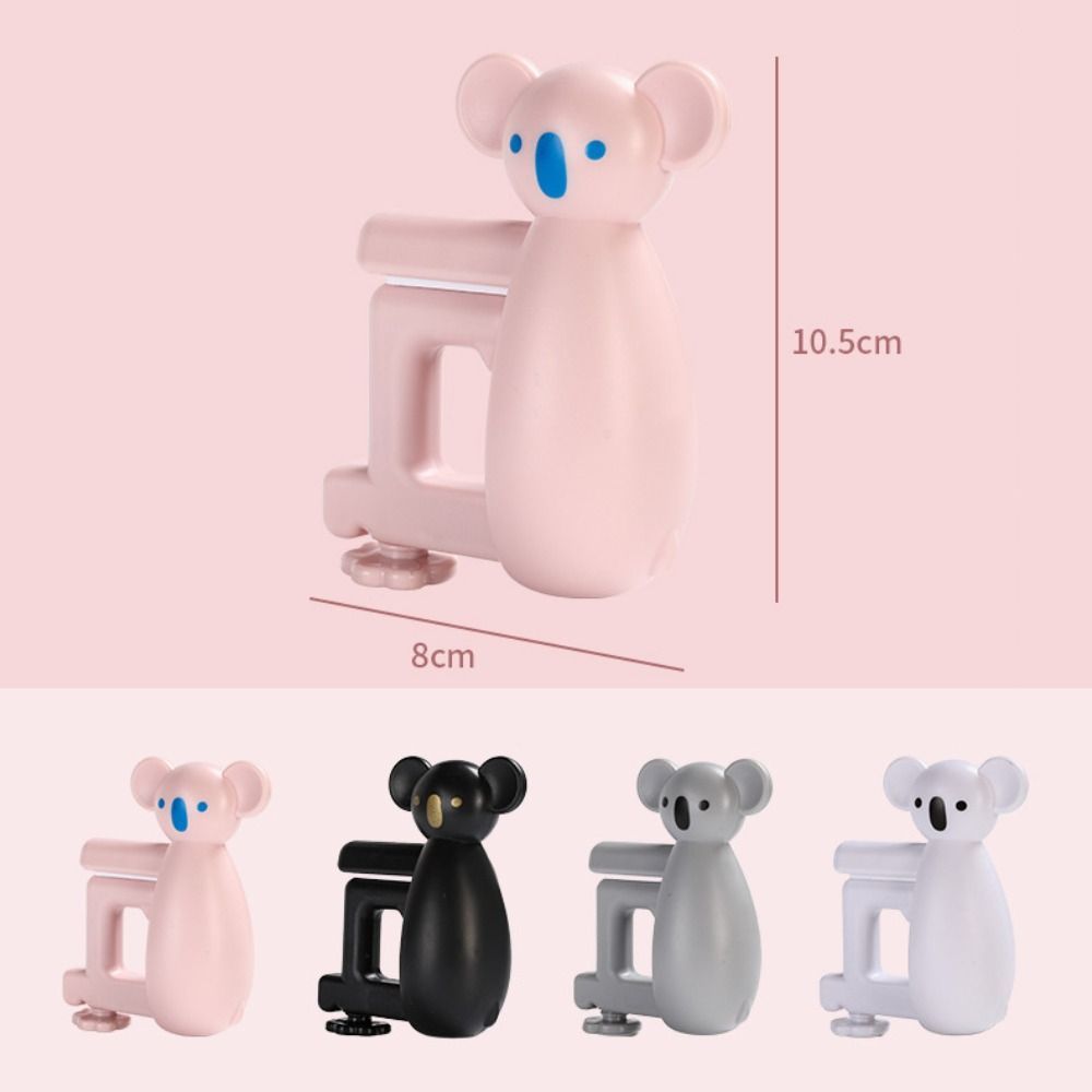 Giá đỡ túi đựng bàn DAYBREAK, Móc treo bên bàn động vật hoạt hình có thể điều chỉnh, Giá đỡ móc túi xách bền đa chức năng sáng tạo