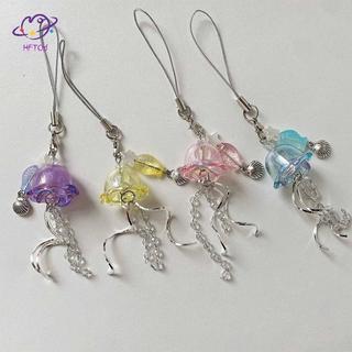HFTOY Oril Dream Jellyfish - Móc Khóa Hình San Hô trong suốt, Thiết Kế Marine Life