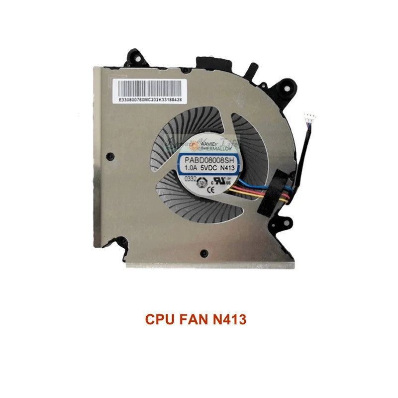 Laptop CPU GPU Quạt Làm Mát Cho MSI GF65 Mỏng 10SD 10SDR 10SE 10SER 9SD 9SE 9SEX 9SEXR PABD08008SH N413 PAAD06015SL N433