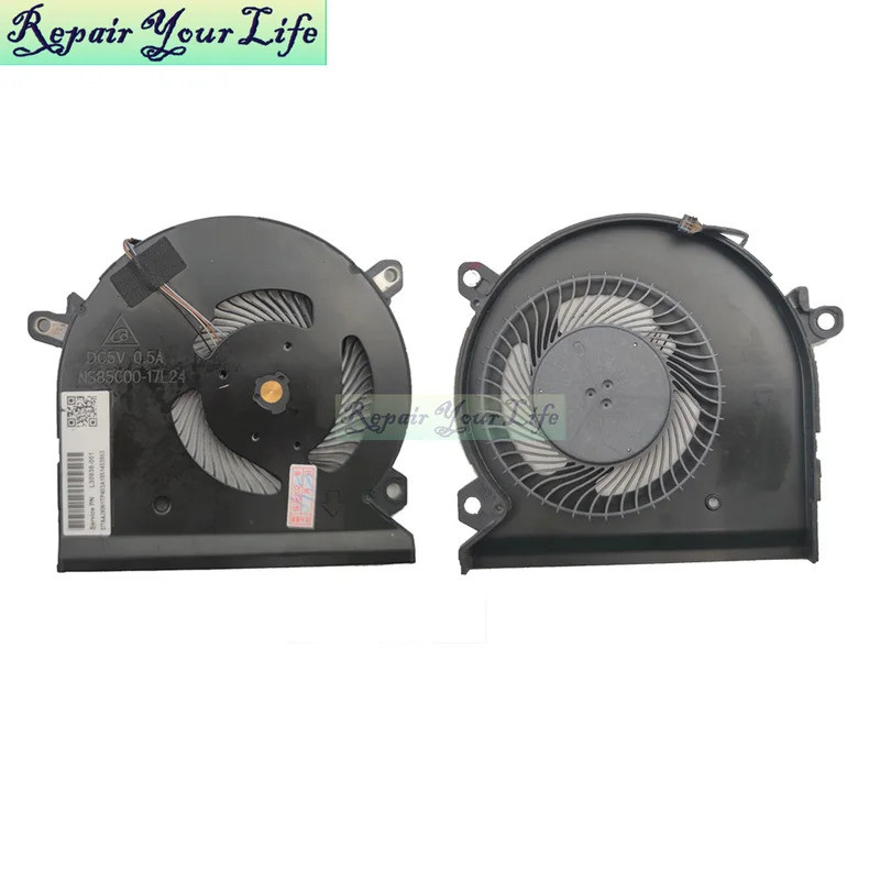 Máy Tính Làm Mát CPU GPU Quạt Cho HP Elitebook 1050 G1 HSN-Q11C L30938-001 Notebook PC Tản Nhiệt NS85C00-17L24 BAPA0807R5H