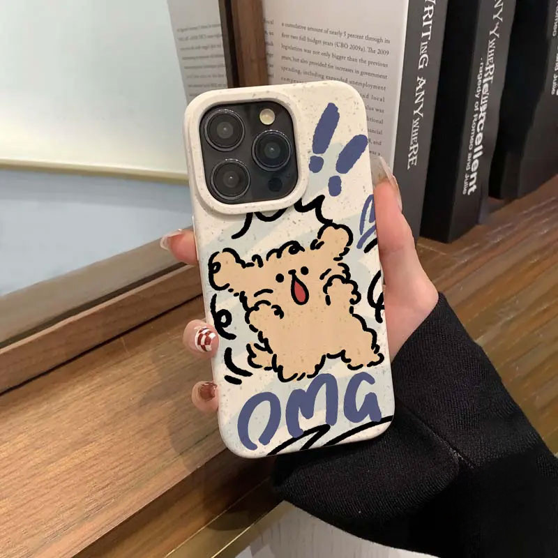 Ốp Cặp Đôi Chuột Graffiti Cho iPhone 11-17 Pro Max