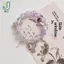 Vòng tay đính cườm bướm phong cách Trung Hoa ngọt ngào dành cho nữ Tính khí Hạt thủy tinh đầy màu sắc Vòng tay dây đàn hồi Quà tặng trang sức