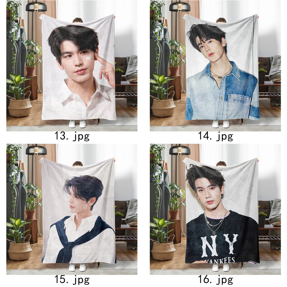 Zhang Linghe Peel - Apart Instant Film Flannel Chăn T, Chăn Flannel một mặt in