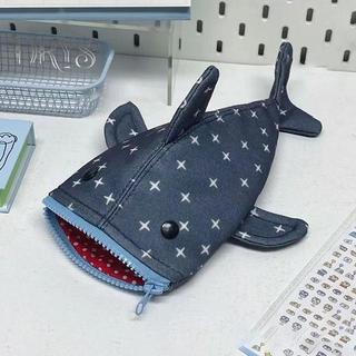 (TFT) Sáng Tạo Kawaii Shark Star Pencil Case Hoạt Hình Ngộ nghĩnh Miệng Cá Mập Dây Kéo Túi Đựng Bút Chì Cá Mập Dễ Thương Văn Phòng Phẩm Túi Bảo Quản Quà Tặng MỚI