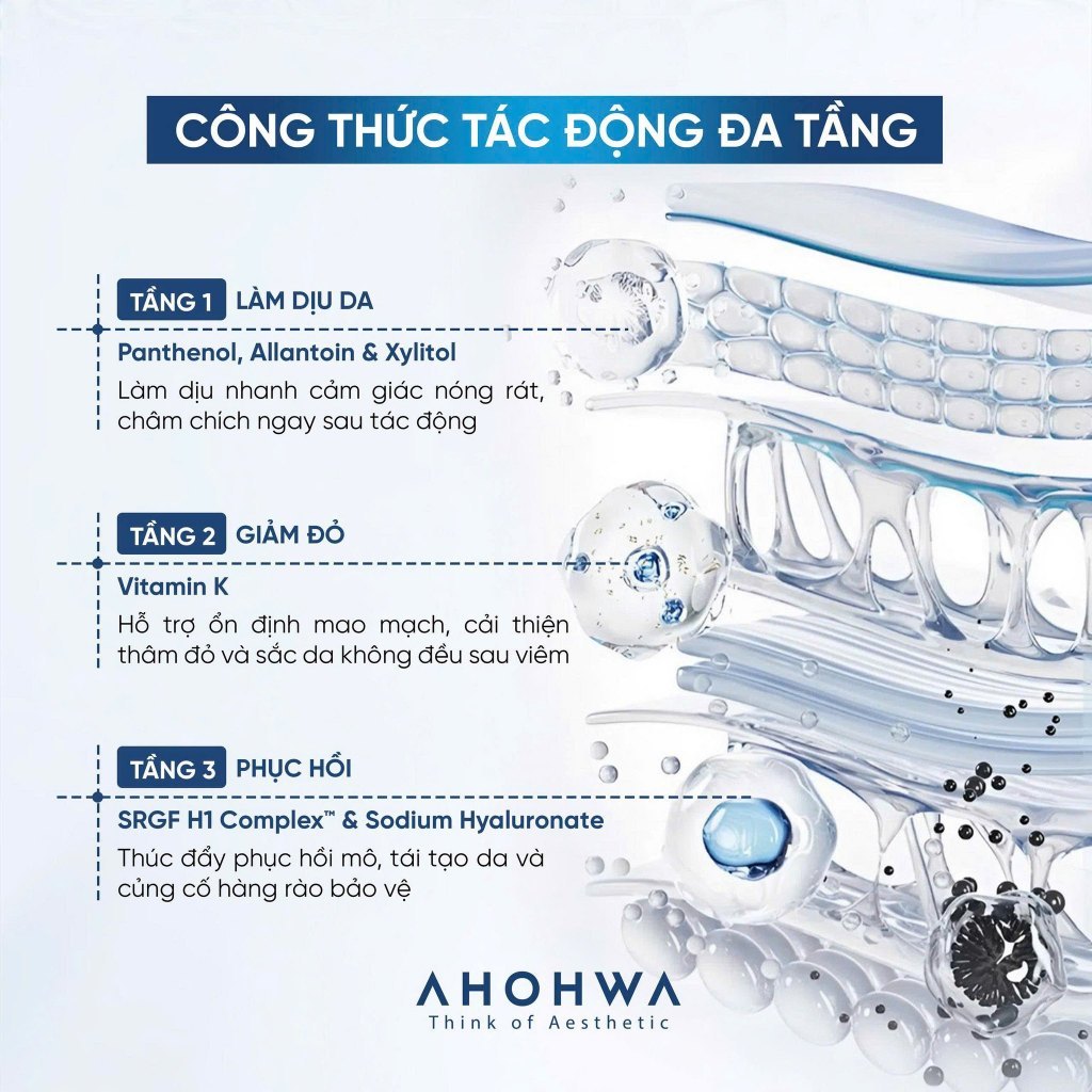 Mặt Nạ AHOHWA Vitamin K Calming Mask Cấp Ẩm Phục Hồi