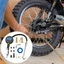 EDB * Máy bơm hơi lốp thương mại hai đầu Máy đo áp suất Chuck cho ô tô Máy làm đầy lốp xe máy có ống