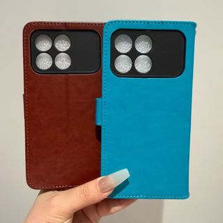 Áp dụng cho vỏ Xiaomi Poco F8 Pro 2510DPC44G Redmi K90 2510DRK44C Túi khóa có thể gập lại bằng da dành cho doanh nhân có khóa có dây ví và vỏ điện thoại
