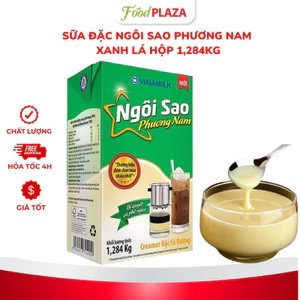 Sữa Đặc Ngôi Sao Phương Nam 1,284kg Màu Xanh Lá Pha Chế Chuẩn Vị