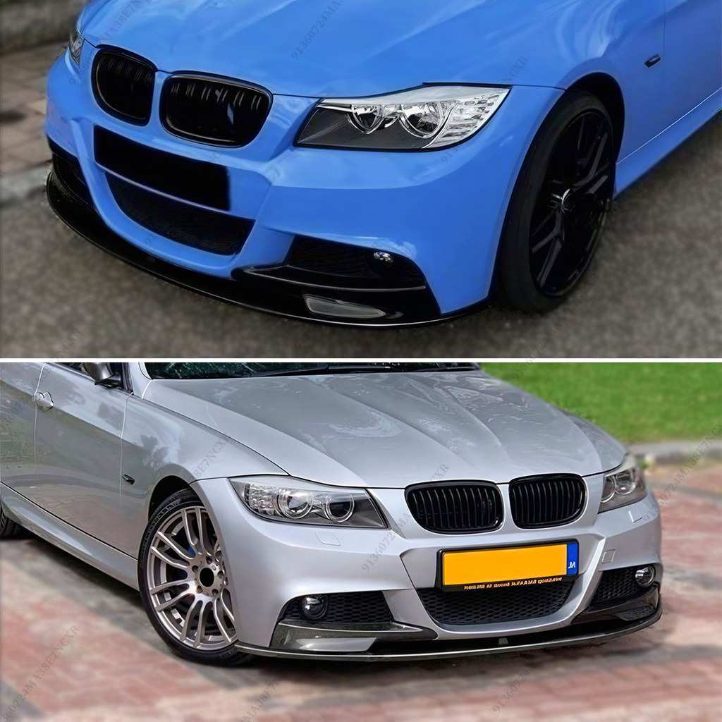 Trước Chin Ốp Lưng Môi Cho Xe BMW E90 E91 3 Series LCI 2009 2010 2011 2012 M Thể Thao Bộ Chia Điều Chỉnh Phụ Kiện Air Dam