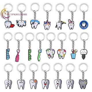 Csndices 10 Chiếc Hình Răng Mô Hình Mô Phỏng Móc Khóa Thời Trang Móc Khóa Hoạt Hình Đáng Yêu Bé Gái Trẻ Em Quà Tặng Mặt Dây Chuyền Răng VN