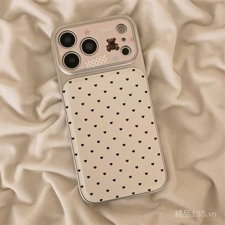 Cô Gái Tình Yêu Gấu Có Dây Đeo Tay Thích Hợp Cho iPhone17PROMAX Ốp Điện Thoại 16p / 15 / 14 / 13 / 12