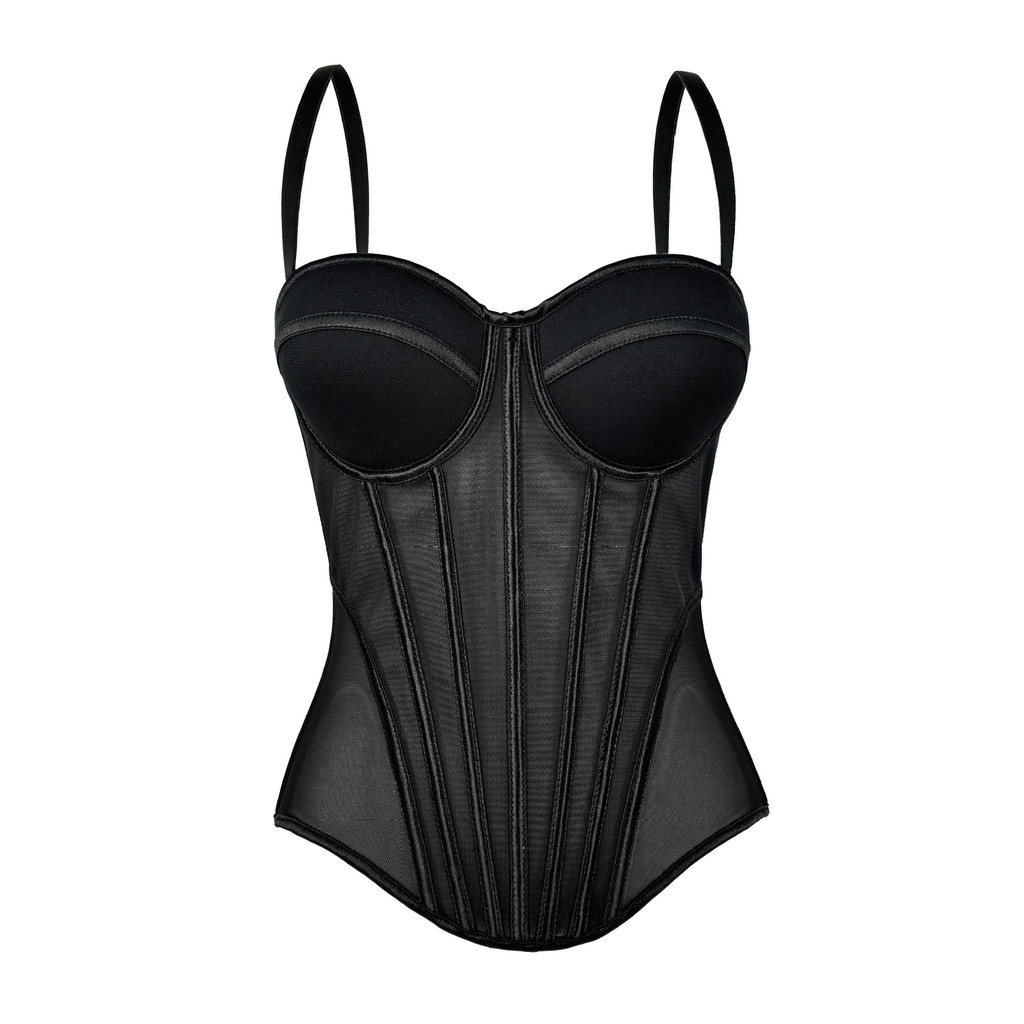 Corset lưới xương cá năm 2026, thiết kế mới gợi cảm với form slim fit