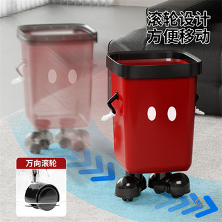 Trung Quốc Nội Thất Gia Đình Nguồn Nhà Máy Thùng Rác Hộ Gia Đình Phòng Khách Nhà Bếp Phòng Ngủ Vệ Sinh Dung Tích Lớn Giỏ Giấy Dễ Thương Thiết Kế Sáng Tạo Lưu Trữ Nhiều Lựa Chọn Di Động Khóa Con Dấu Tiện Lợi Mùi