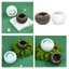 OXXGGKAO Khuôn sô cô la silicon cấp hình dừa Phụ kiện làm bánh cho bánh