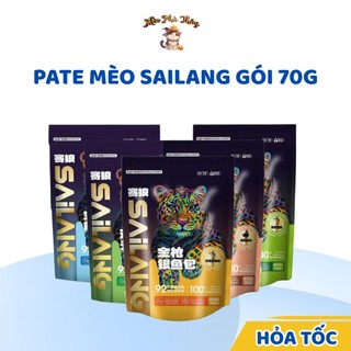 [ Thanh Lý ] Pate cho mèo SAILANG 70g - 5 vị tự nhiên, dễ tiêu hoá cho mèo mọi lứa tuổi, không chất bảo quản