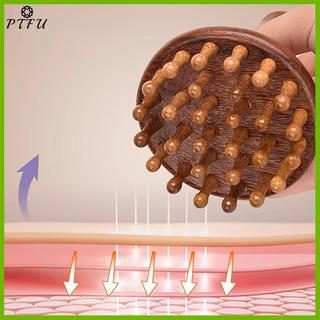 PTFU Di Động Gỗ Đàn Hương Gua Sha Bàn Chải Massage Ne Bụng Chân Cơ Thể Kinh Tuyến Massage Bằng Gỗ Dụng Cụ Massage Mới