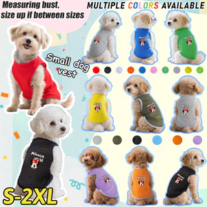 Áo vest thú cưng cỡ S-2XL, in Minnie, có nhiều màu sắc, thoáng khí cho mùa hè, thích hợp cho cả sử dụng trong nhà và ngoài trời, và phù hợp với tất cả chó mèo nhỏ.