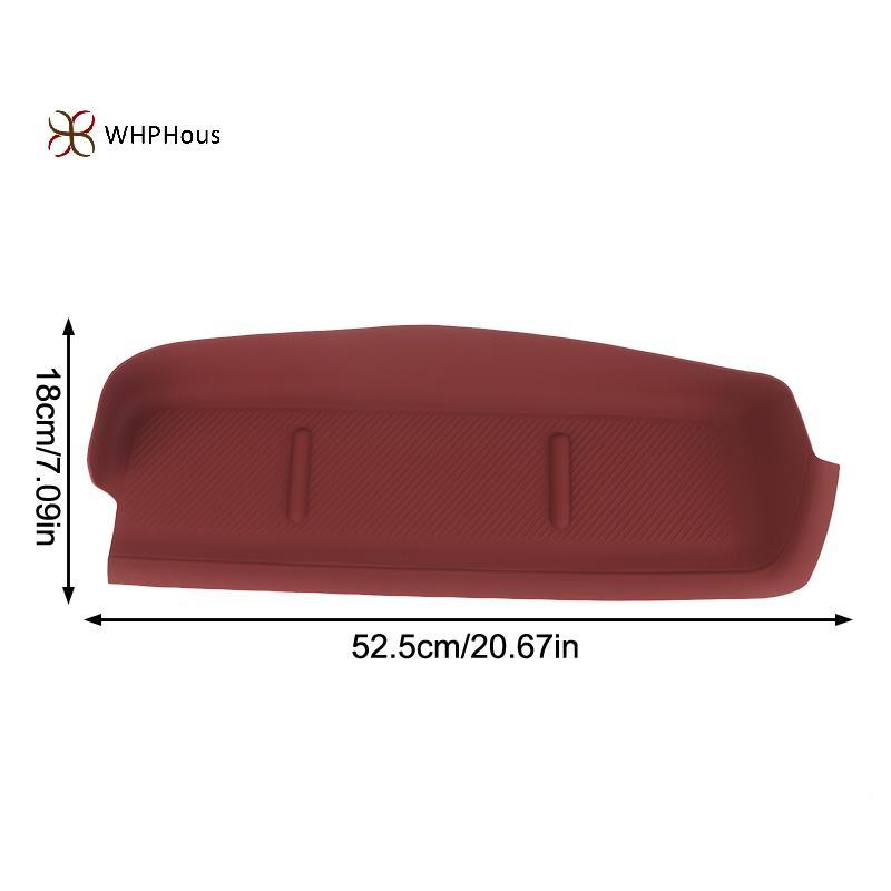 < WHPHous-t > Dành cho Tucson 2024-2026 Bảng điều khiển hành khách phía trước Tấm bảo vệ bằng silicon Miếng đệm khe cửa Phụ kiện trang trí nội thất ô tô