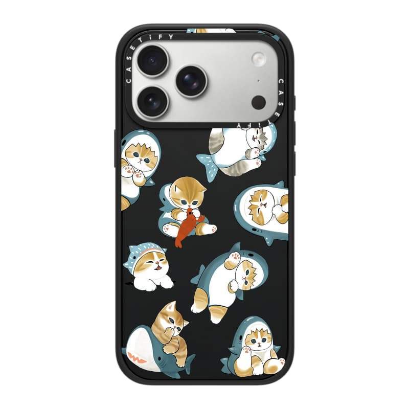 CASECASE X Shark Cat Case Phiên bản vòng máy ảnh màu trắng mờ Đen cứng hút từ tính Vỏ tác động cho Apple IPhone 13 14 15 16 17 Pro Max Air Plus có hộp