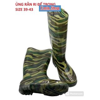 Ủng rằn ri đế xanh Trường Thịnh size 39-43, ủng lao động, ủng đi mưa, ủng trường thịnh CAO CẤP