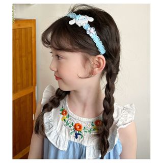 Băng đô Kuromi cho bé – Bản rộng mềm nhẹ, không siết đầu, phụ kiện hoạt hình dễ thương