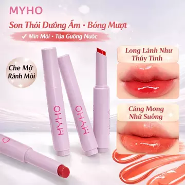 Son Bóng Thạch Dưỡng Môi – Hiệu Ứng Gương Nước, Môi Căng Mọng, Dưỡng Ẩm Lâu, Son Tint Bóng
