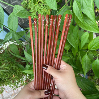 Combo 5 Đôi Đũa Gỗ Tự Nhiên Cao Cấp – An Toàn Thực Phẩm, Dễ Vệ Sinh