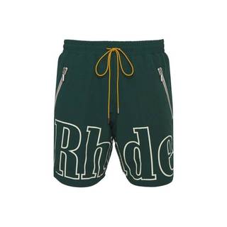 Rhude Summer American Shorts Men's Thin Fitness Street High Street Loose Quick-Drying Sports Training Basketball Pants Tide WRKn