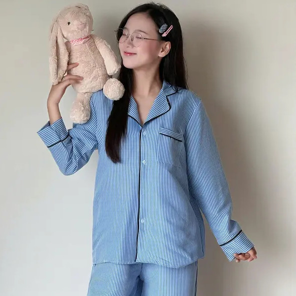 Đồ Bộ Nữ Đồ Mặc Nhà Bigsize Chất Đũi Xốp Mềm Nhẹ, Phong Cách Thanh Lịch | PONA