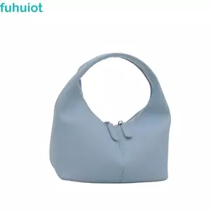 Túi xách da PU FUHRIOT, túi đeo nách ví PU, túi cầm tay nhỏ màu kẹo kiểu lưỡi liềm thời trang cho học sinh