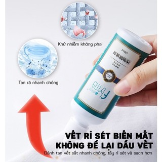 【COD】Chất lỏng làm sạch vết rỉ trên vải cotton, len và các chất liệu khác, cho kết quả rõ rệt trong thời gian ngắn,100ml