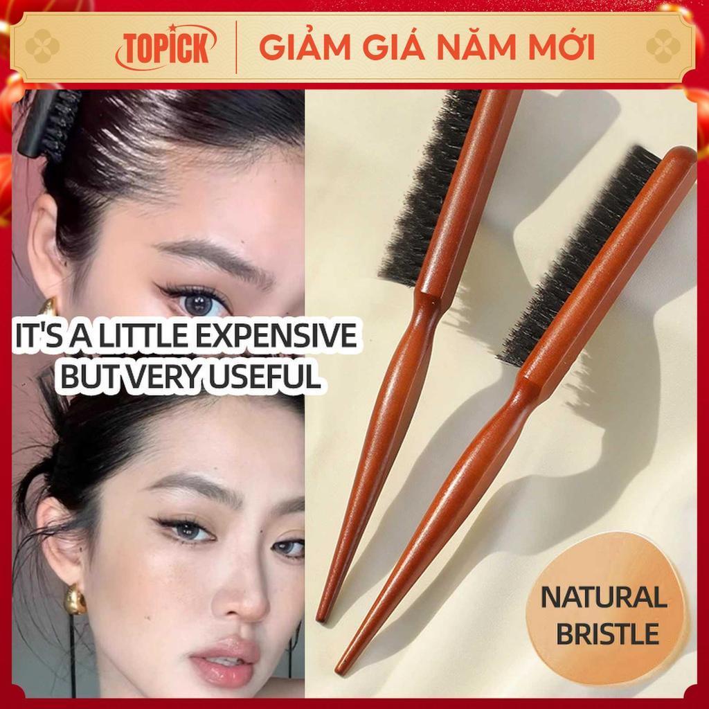 【COD】Lược gỗ chuyên dụng để chải mịn và bóng tóc - Thiết kế phù hợp cho việc làm sạch tóc cổ, râu và chăm sóc da đầu.