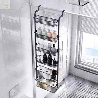 Kệ móc cửa sau AWNGD, Giá treo dễ dàng lắp đặt trên cửa, Giá đựng đồ chống gỉ 4 lớp Giỏ đựng đồ Tủ quần áo