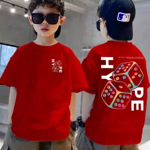 t-shirt cotton 100% DICE delivery pay design unique neck round sizes 3/4-13/14 unisex