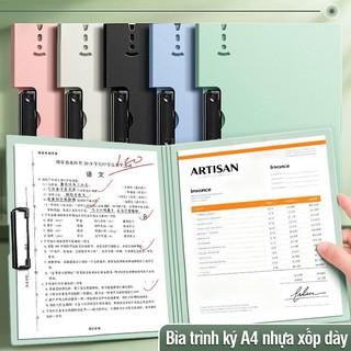 Kẹp Tài Liệu A4 Kiểu Dáng Thanh Lịch, Chất Liệu Bìa Cứng Cao Cấp, Đáp Ứng Nhu Cầu Văn Phòng Chuyên Nghiệp