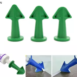 NS 3 Cái Caulk Vòi Phun Applicator Silicone Caulking Dụng Cụ Niêm Phong Hoàn Thiện Grout Kit Cạp Sàn Làm Sạch Ngói Bụi Bẩn Thìa NS