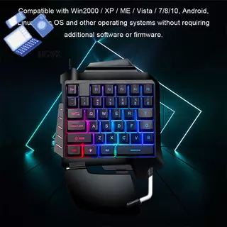 [BCVK] Bàn phím chơi game cơ một tay RGB Balit Bàn phím chơi game Mini di động tốt
259.380
₫
-12%
Nước ngoài
