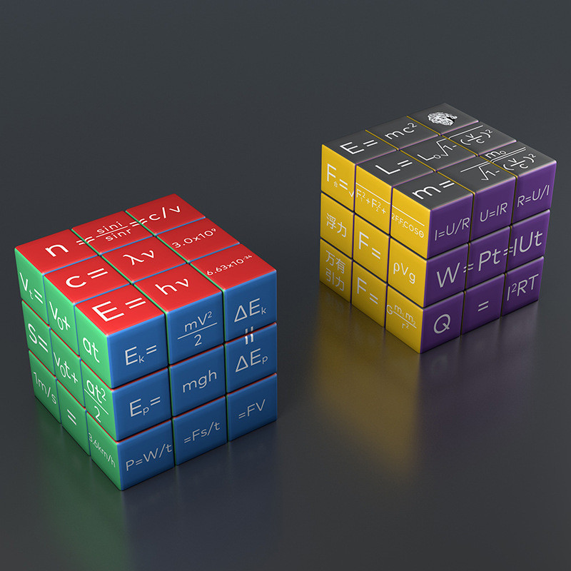 Trường trung học cơ sở Công thức hóa học vật lý Khối Rubik Bảng tuần hoàn Khối Rubik Sáng tạo Thứ ba có thể tùy chỉnh Quà tặng sáng tạo văn hóa 3 JFI5