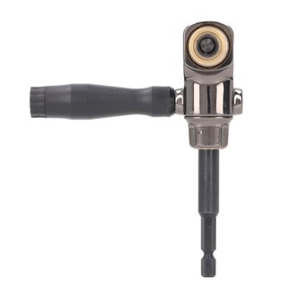 Máy khoan góc phải HOMEHAVEN, Bộ chuyển đổi máy khoan 90 độ tự khóa, Tay cầm ABS có thể tháo rời 1 / 4 "Tua vít tác động chuôi lục giác Mở rộng góc khoan