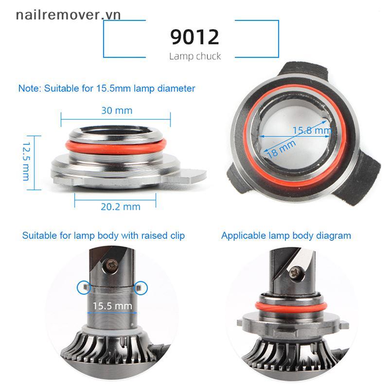[NR] Dành Cho V7-9005 / 9006 / 9012 / H11 / H7 / H4 / H3 / H1 Đầu Giữ Đèn Kẹp Đèn LED Ô Tô Đế Bóng Đèn Pha Adapter Soet Giá Đỡ MỚI