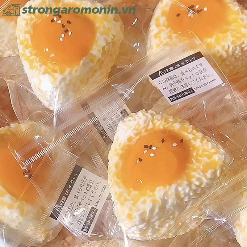 ST Handmade Silicone Mô Phỏng Trứng Squishy Đồ Chơi Để Giảm Căng Thẳng Sáng Tạo ST