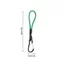 Dây thun cố định LACYESUK 4 cái, dây co giãn lều đa năng bền chắc, móc khóa đa sắc, căng bạt di động, tăng đơ sinh tồn